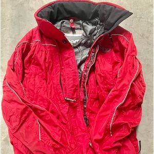 Fantastic ladies Spyder ski jacket with removable lining.Large. Great condition!